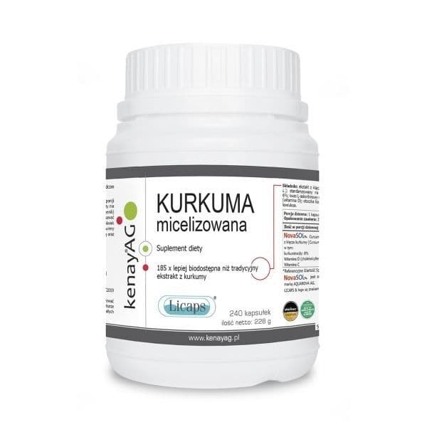 KENAY Micelle CURCUMIN Licaps (240 capsules)