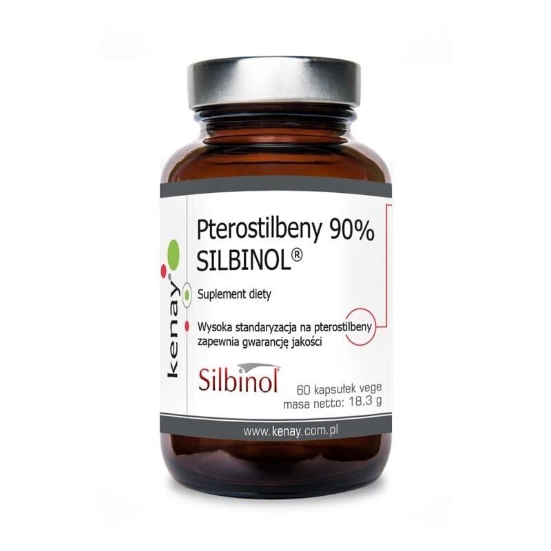 KENAY Pterostilbene 90% SILBINOL (60 capsules)