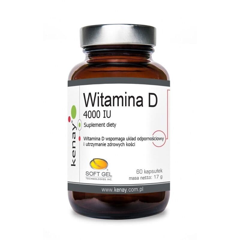 KENAY Vitamin D3, 4000 IU, 100 µg (60 capsules)