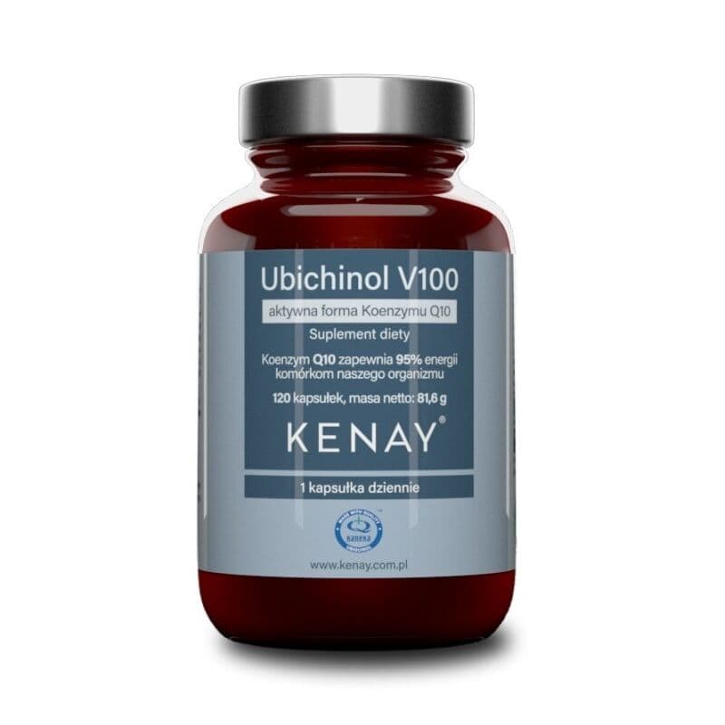KENAY Ubiquinol V100 Active Coenzyme Q10, 100 mg (120 capsules)
