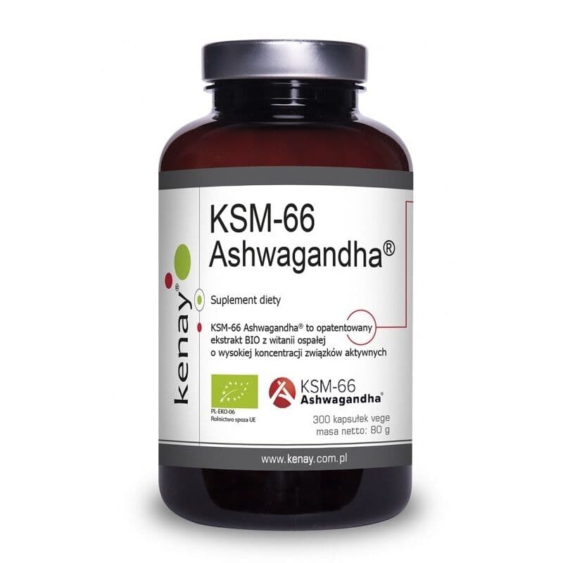 KENAY Organic Ashwagandha KSM-66 (300 capsules)
