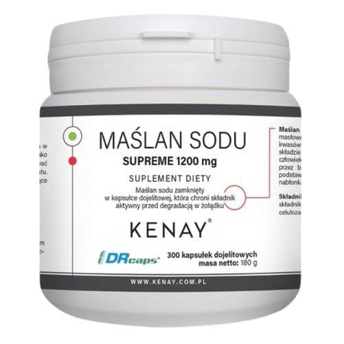 KENAY Sodium Butyrate SUPREME 1200 mg (300 capsules)