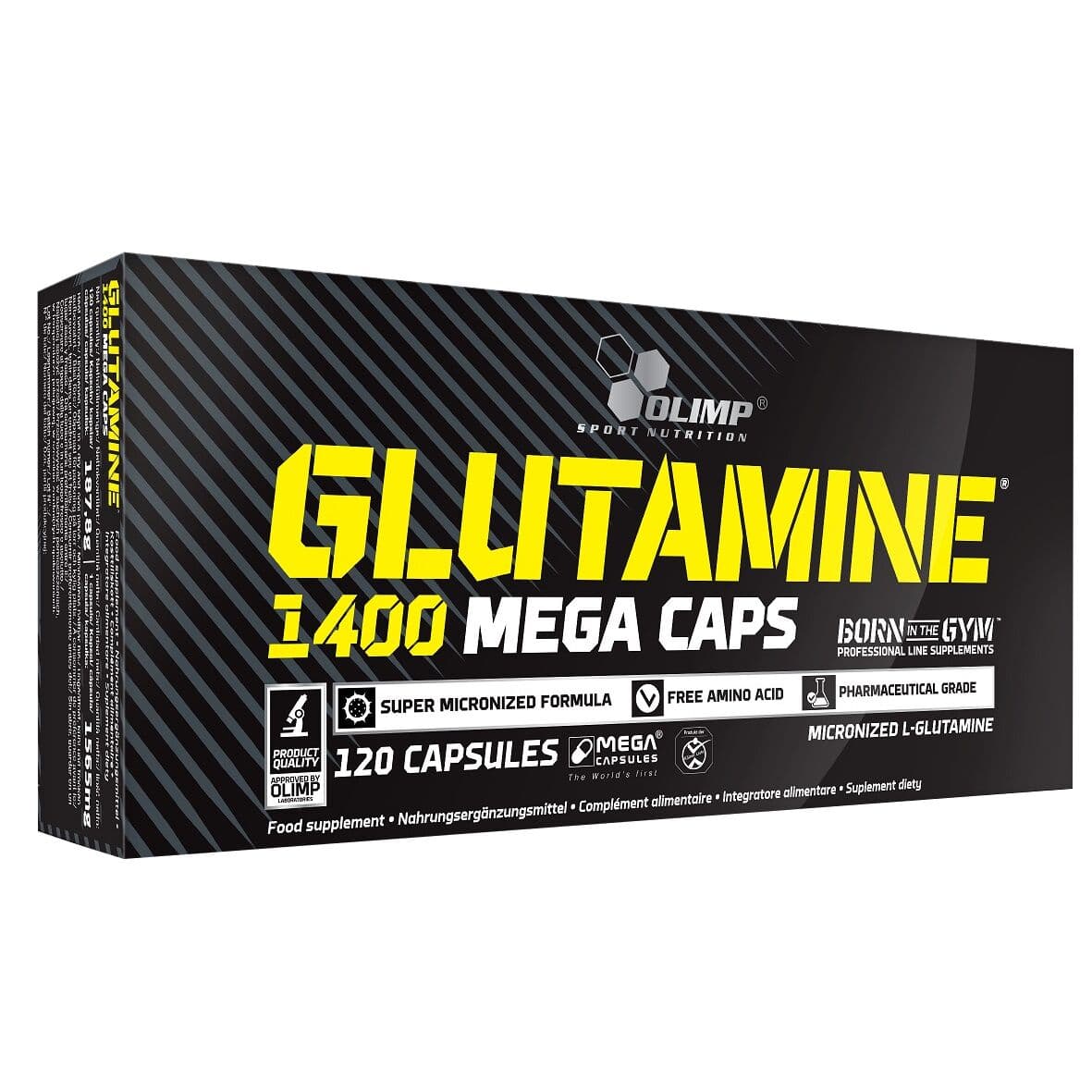 Glutamine Mega capsules - 120 capsules