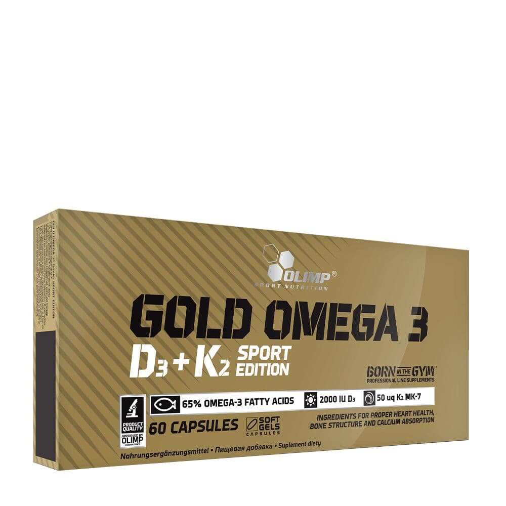Gold Omega 3 D3 + K2 Sport Edition - 60 capsules