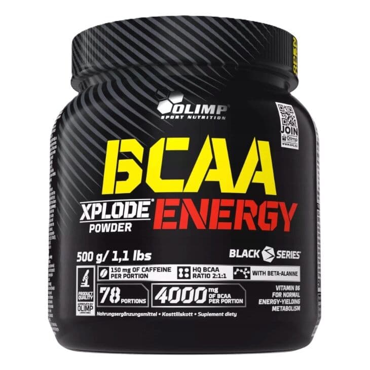 BCAA Xplode Energy, Fruit Punch (EAN 5901330093135) - 500g