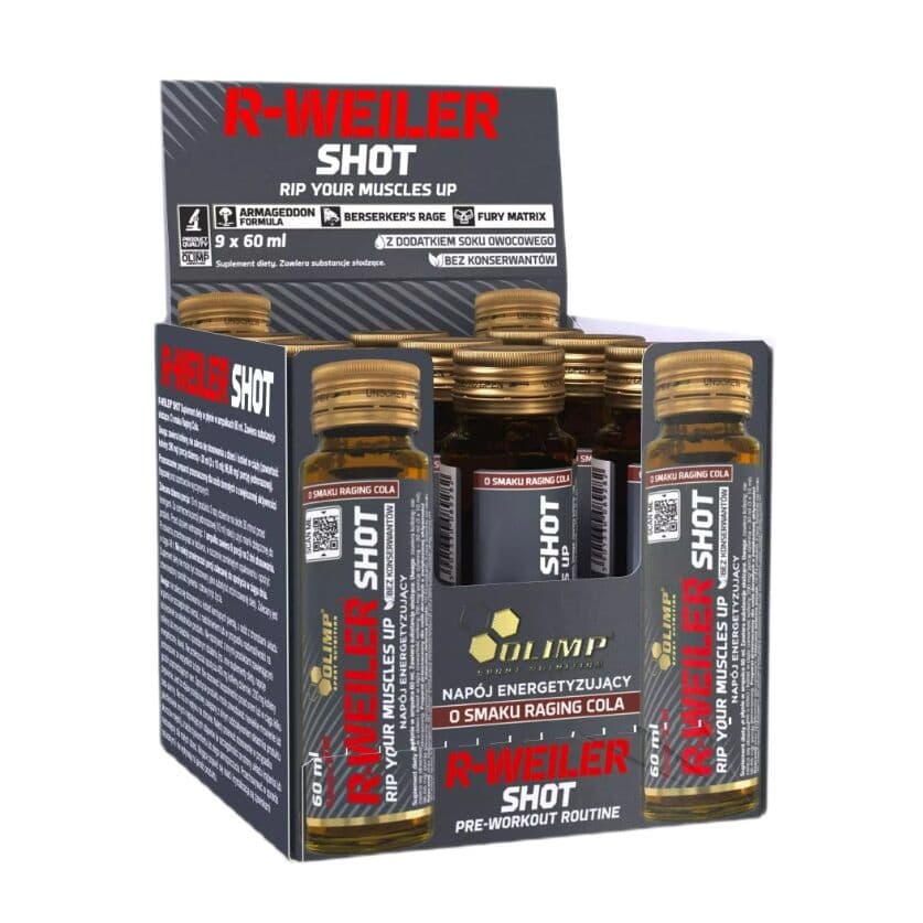 R-Weiler Shot, Raging Cola (EAN 5901330096273) - 9 x 60 ml.
