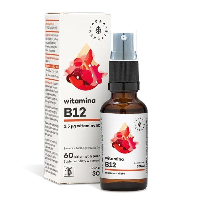 AURA HERBALS Vitamin B12 FORTE, spray (30 ml)