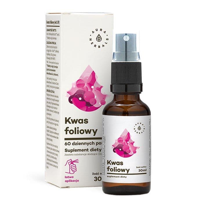 AURA HERBALS Vitamin B9, Folic acid, spray (30 ml)