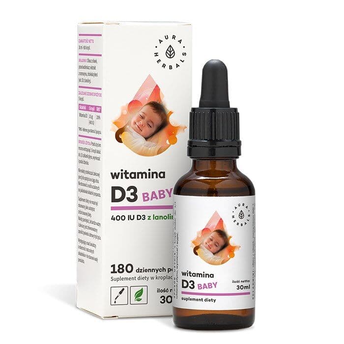 AURA HERBALS Vitamin D3 400 IU Baby (30 ml)