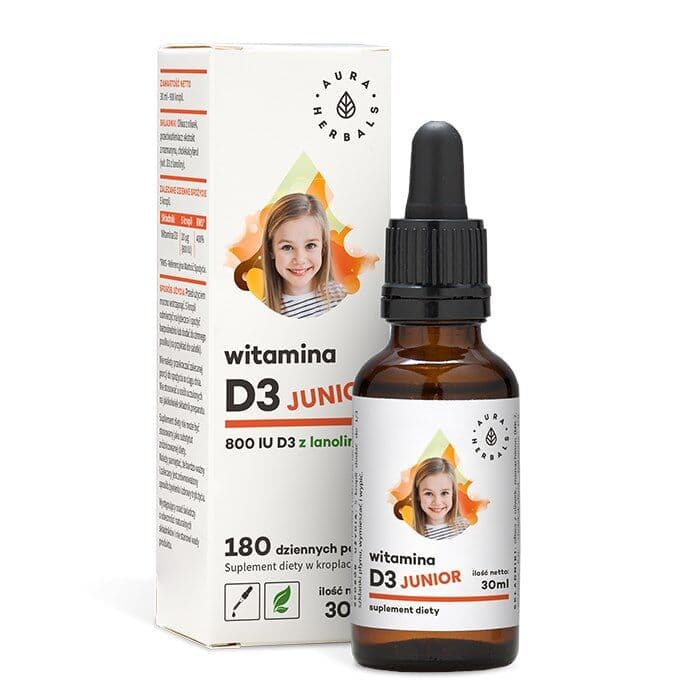 AURA HERBALS Vitamin D3 800 IU Junior (30 ml)