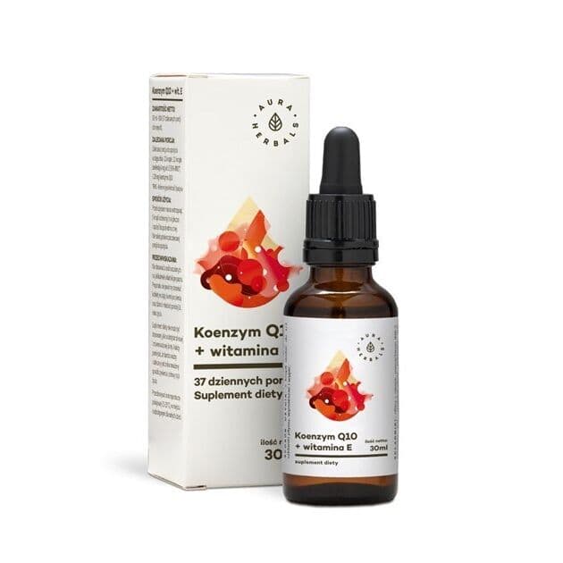 AURA HERBALS Coenzyme Q10 + Vitamin E (30 ml)
