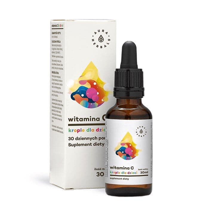 AURA HERBALS Vitamin C for Children, 100 mg, drops (30 ml)