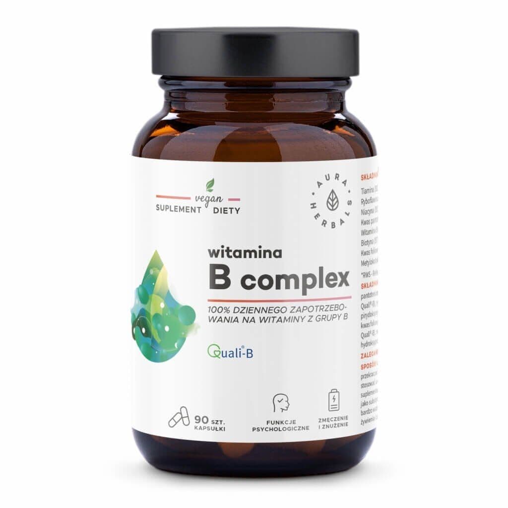 AURA HERBALS Vitamin B Complex (90 capsules)