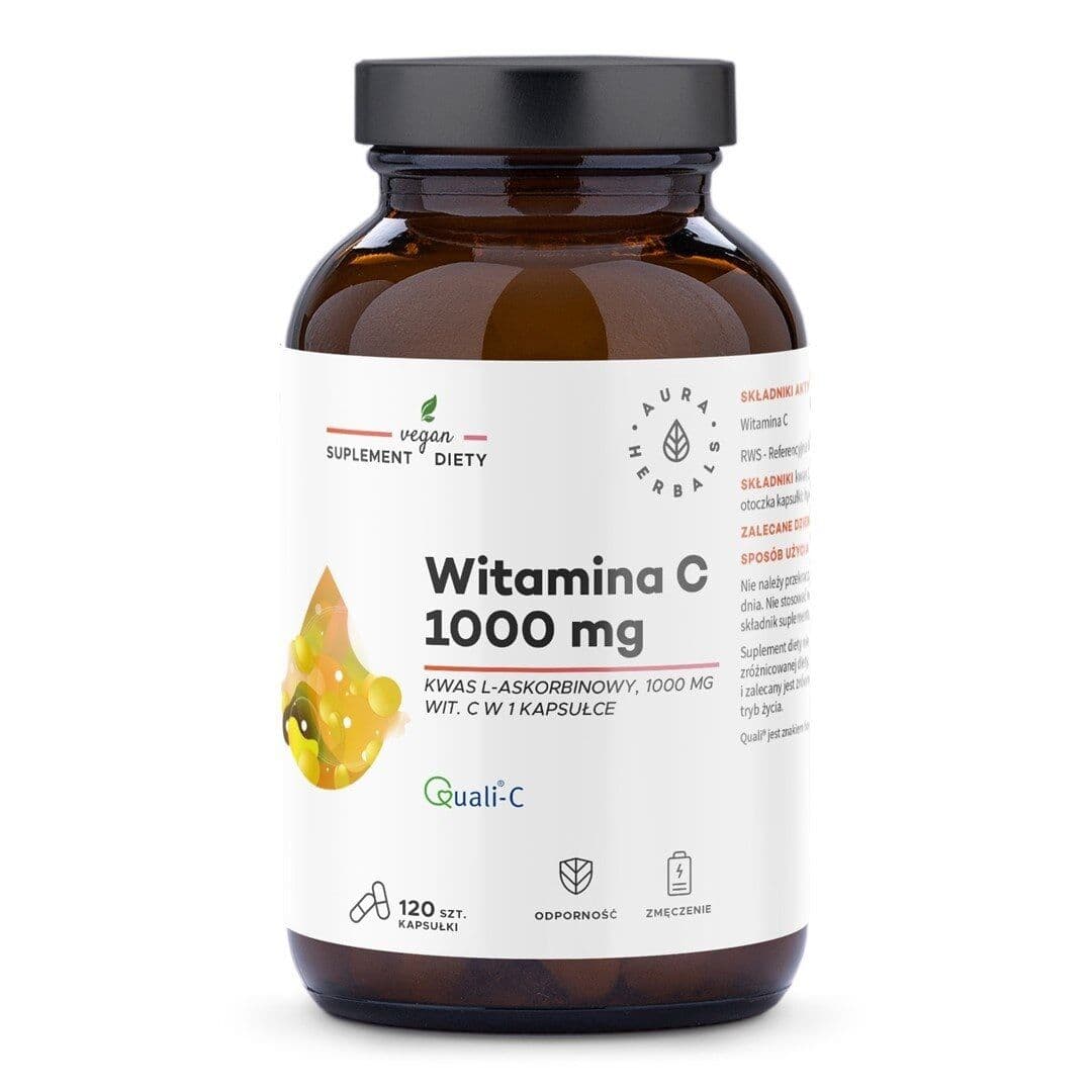 AURA HERBALS Vitamin C, 1000 mg (120 capsules)