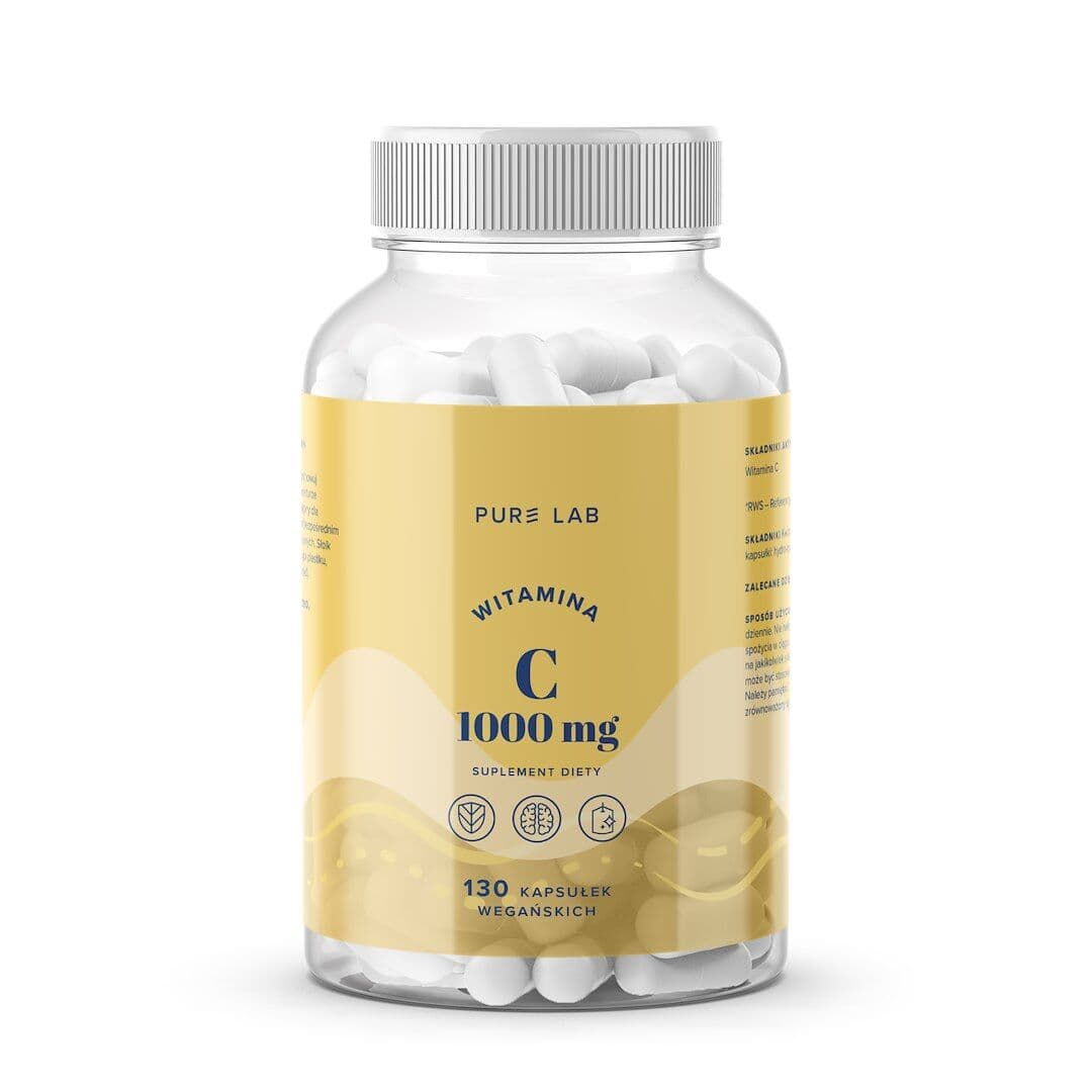 PURE LAB Vitamin C, 1000 mg (130 kapsler)