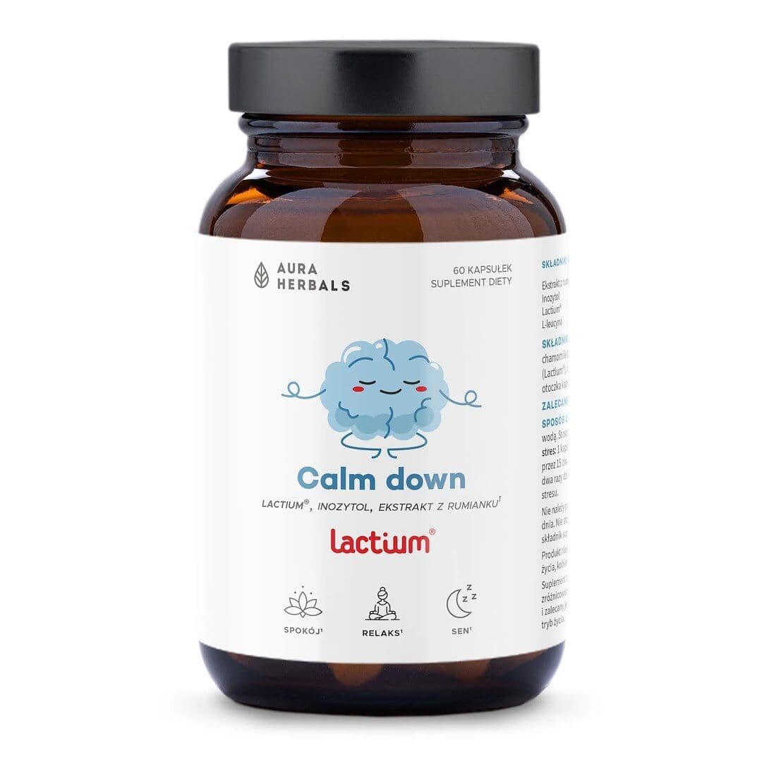 AURA HERBALS Calm down, Lactium® (60 capsules)