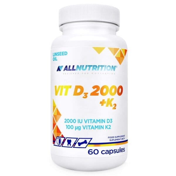 Vit D3 2000 + K2 - 60 capsules