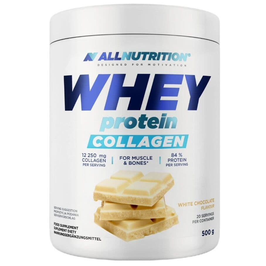 Whey Protein Collagen, White Chocolate - 500g