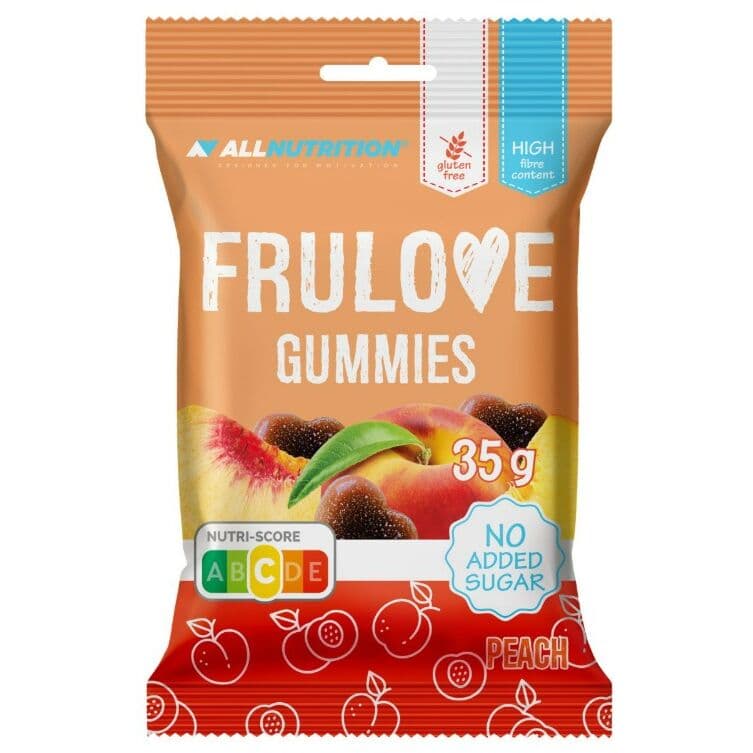 Frulove gummies, Peach – 35g
