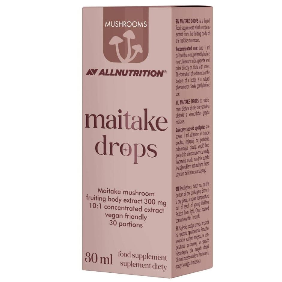 Mushrooms Maitake dråber, 300mg – 30 ml.