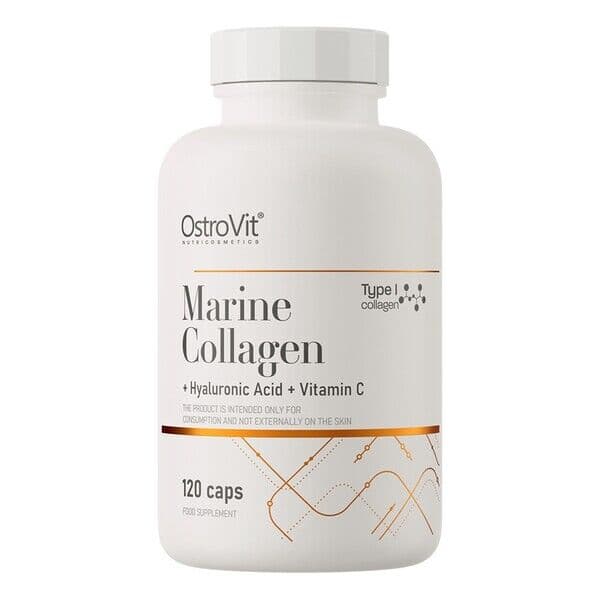Marine Collagen + Hyaluronic Acid + Vitamin C – 120 capsules