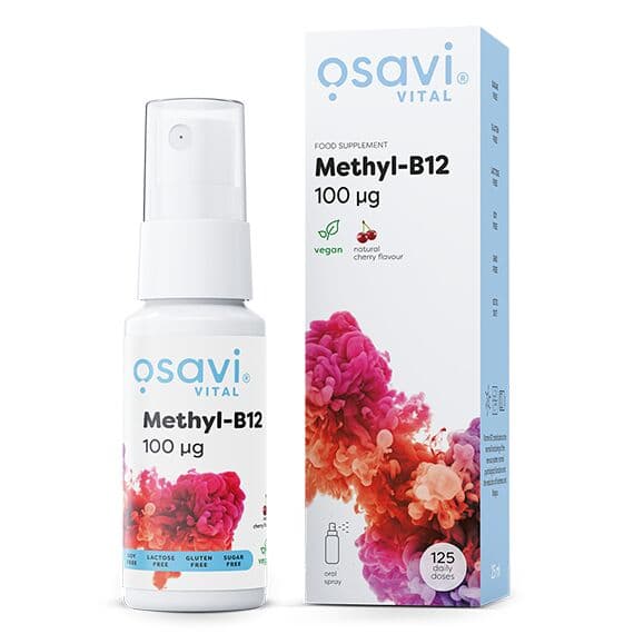 Methyl-B12 Oral Spray, 100µg (Cherry) – 25 ml