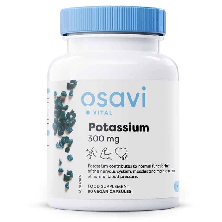 Potassium, 300mg – 90 vegan capsules