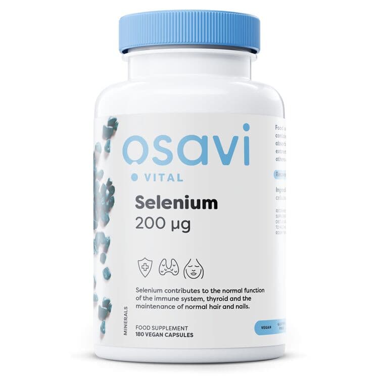 Selenium, 200µg - 180 capsule vegane