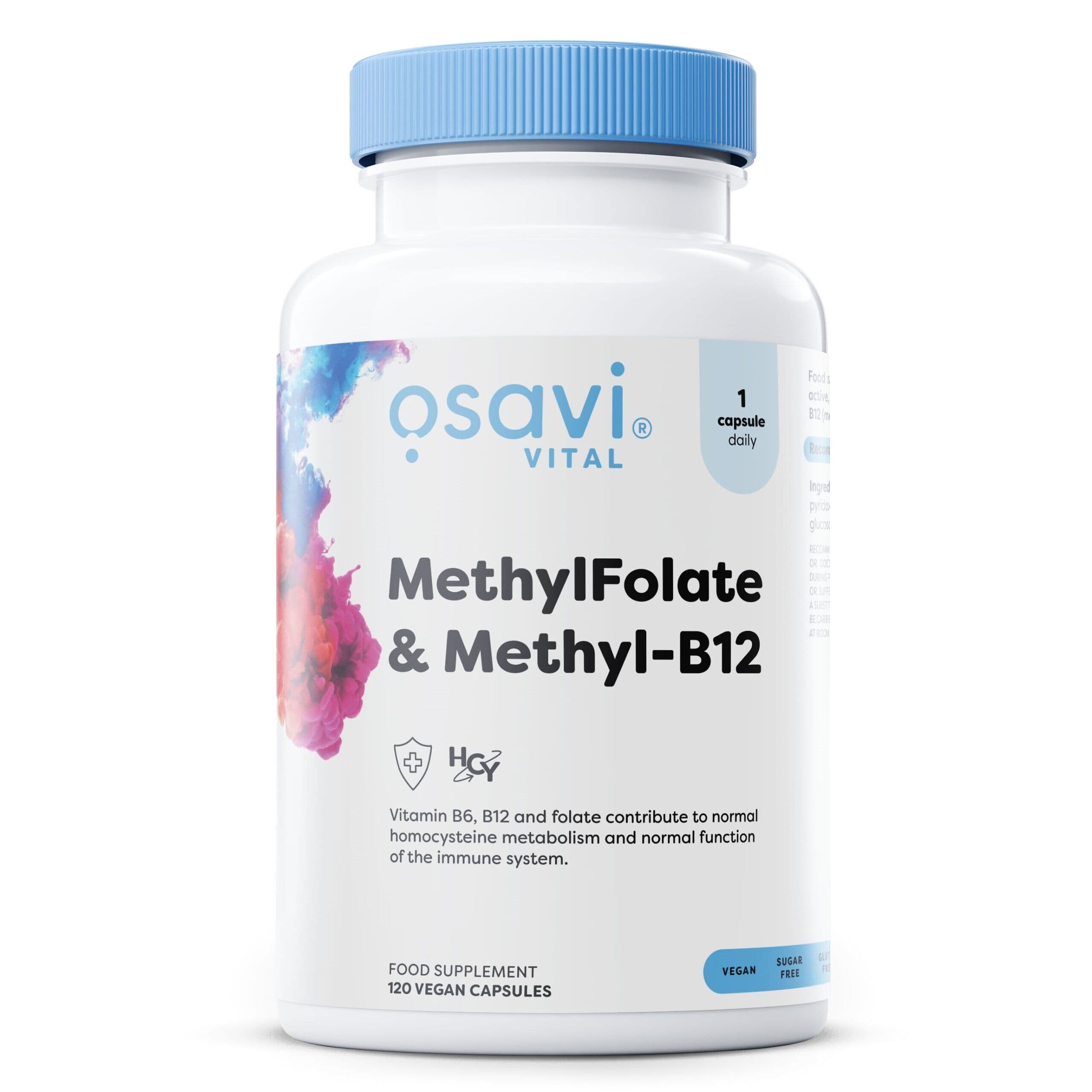 MethylFolate & Methyl-B12 - 120 vegan capsules