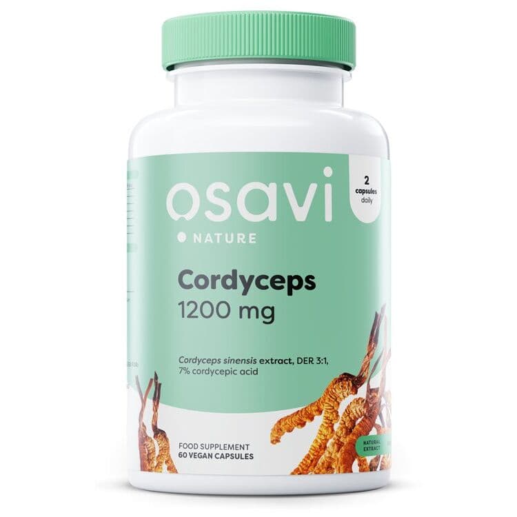 Cordyceps, 1200mg - 60 vegan capsules