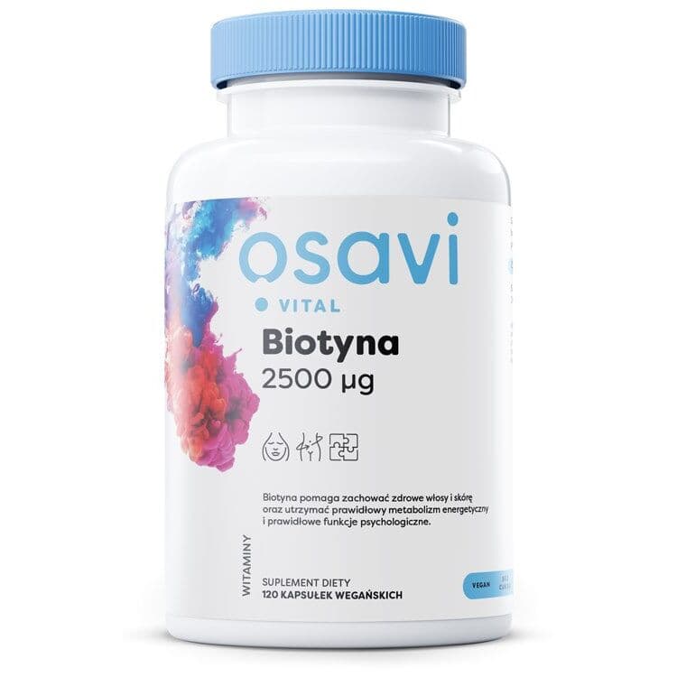 OSAVI Biotin, 2500 µg (120 vcaps)