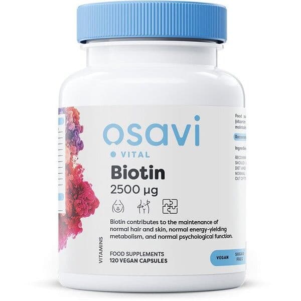 Biotin, 2500µg - 120 vegan capsules