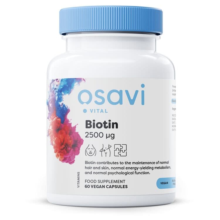Biotin, 2500µg – 60 vegan capsules