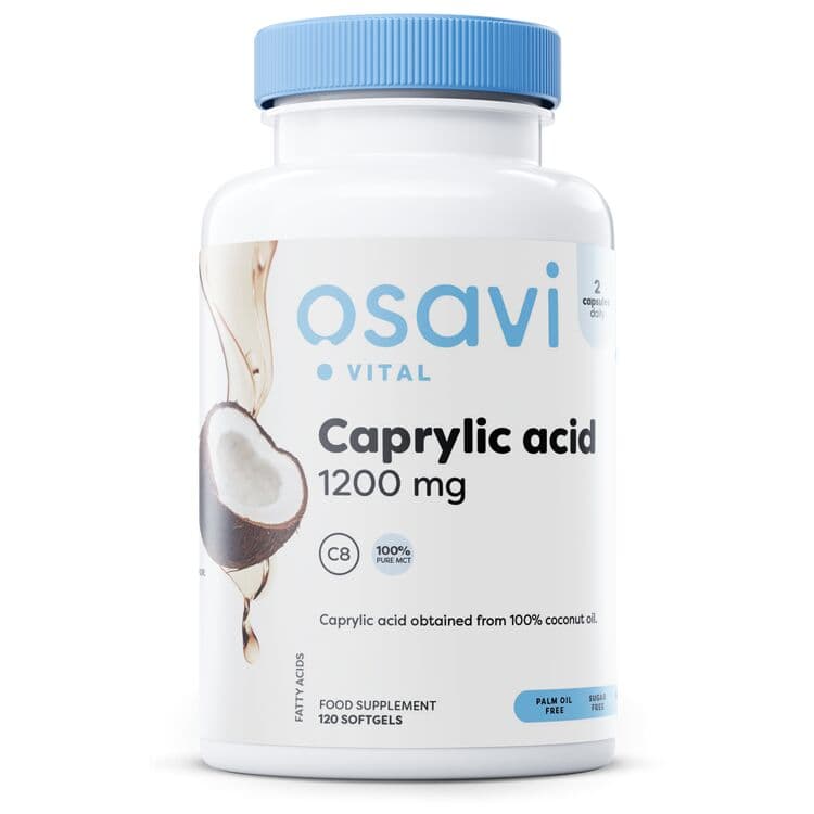 Caprylic Acid, 1200mg - 120 softgels