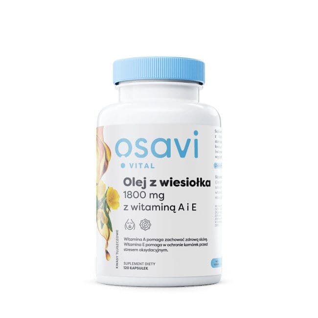 OSAVI Evening Primrose, 600 mg with vitamin A & E (120 capsules)
