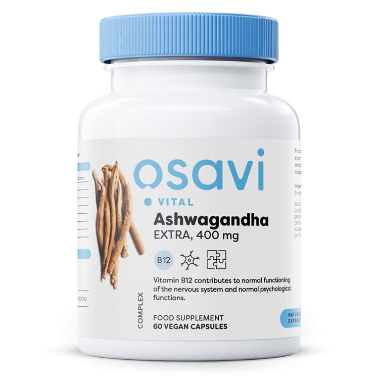 Ashwagandha Extra, 400mg - 60 vegan capsules