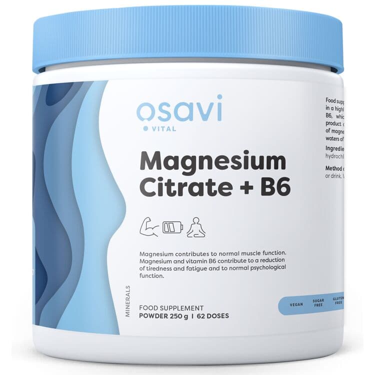 Magnesium Citrate + B6 Powder - 250g