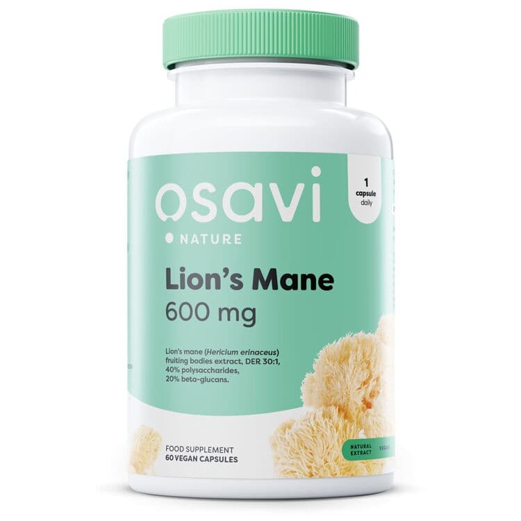 Lion's Mane, 600mg – 60 vegan capsules