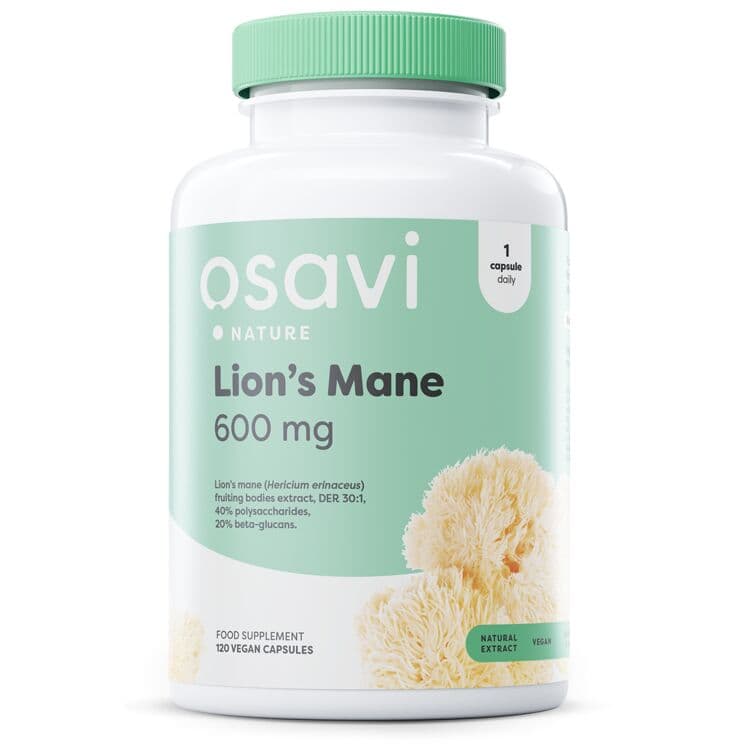 Lion's Mane, 600mg – 120 vegan capsules