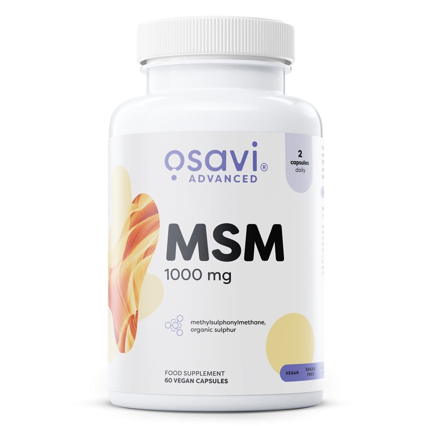 MSM, 1000mg - 60 vcaps
