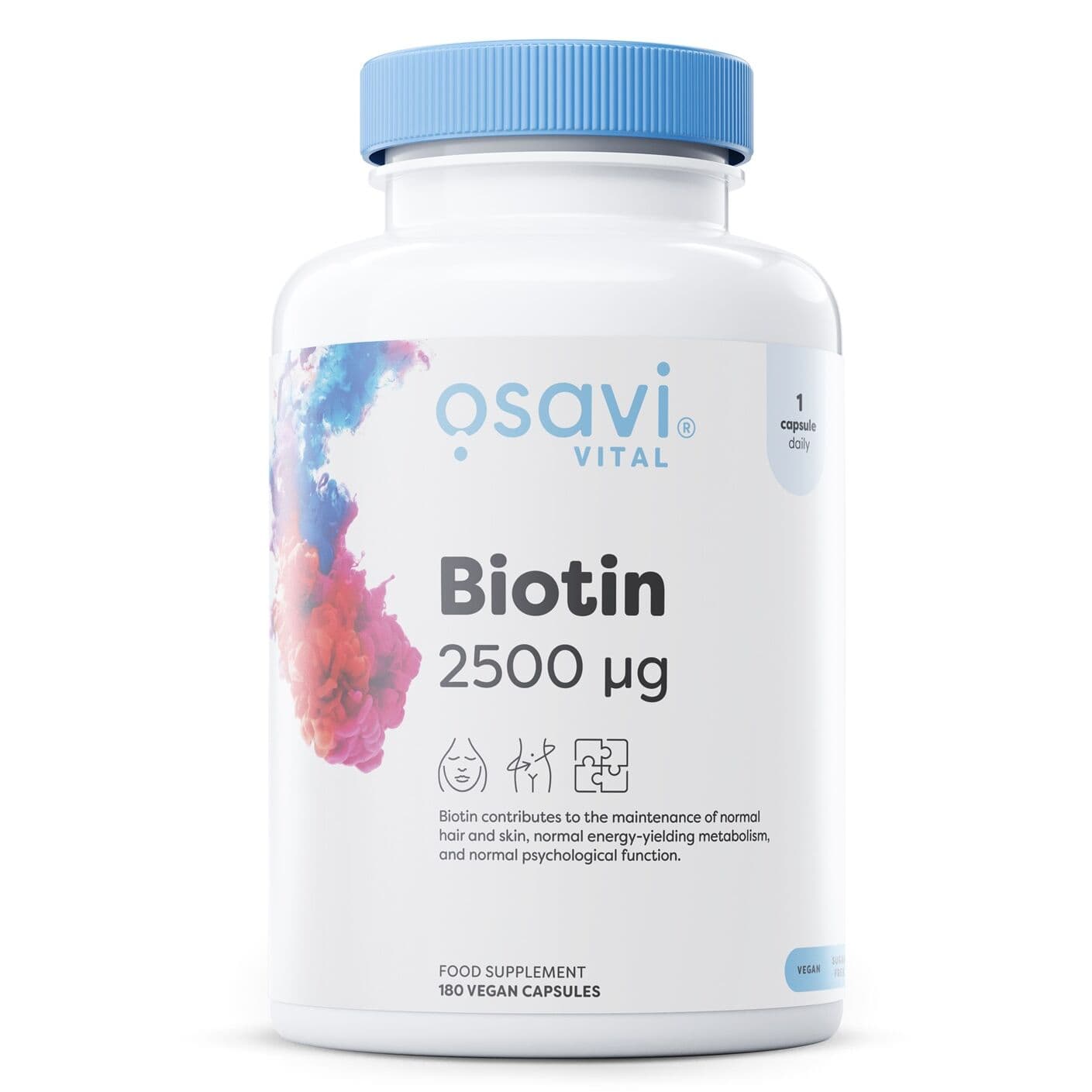 Biotin, 2500µg - 180 vegan capsules