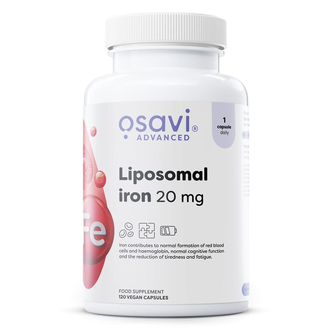 Liposomal Iron, 20mg – 120 vegan capsules