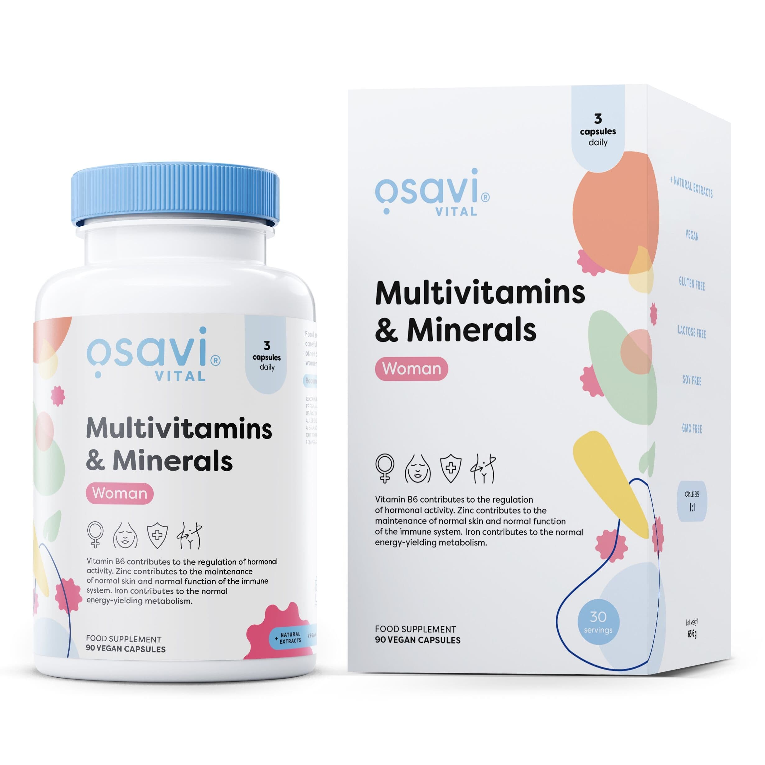 Multivitamins & Minerals Woman - 90 vegan capsules