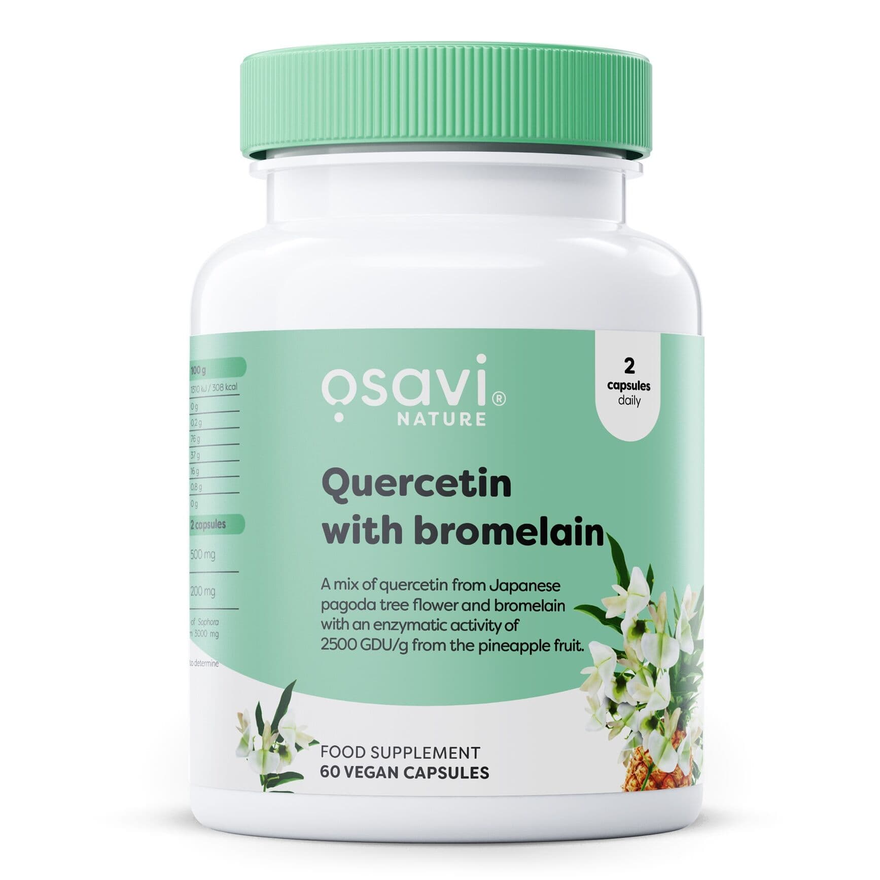 Quercetin with Bromelain - 60 capsule vegane
