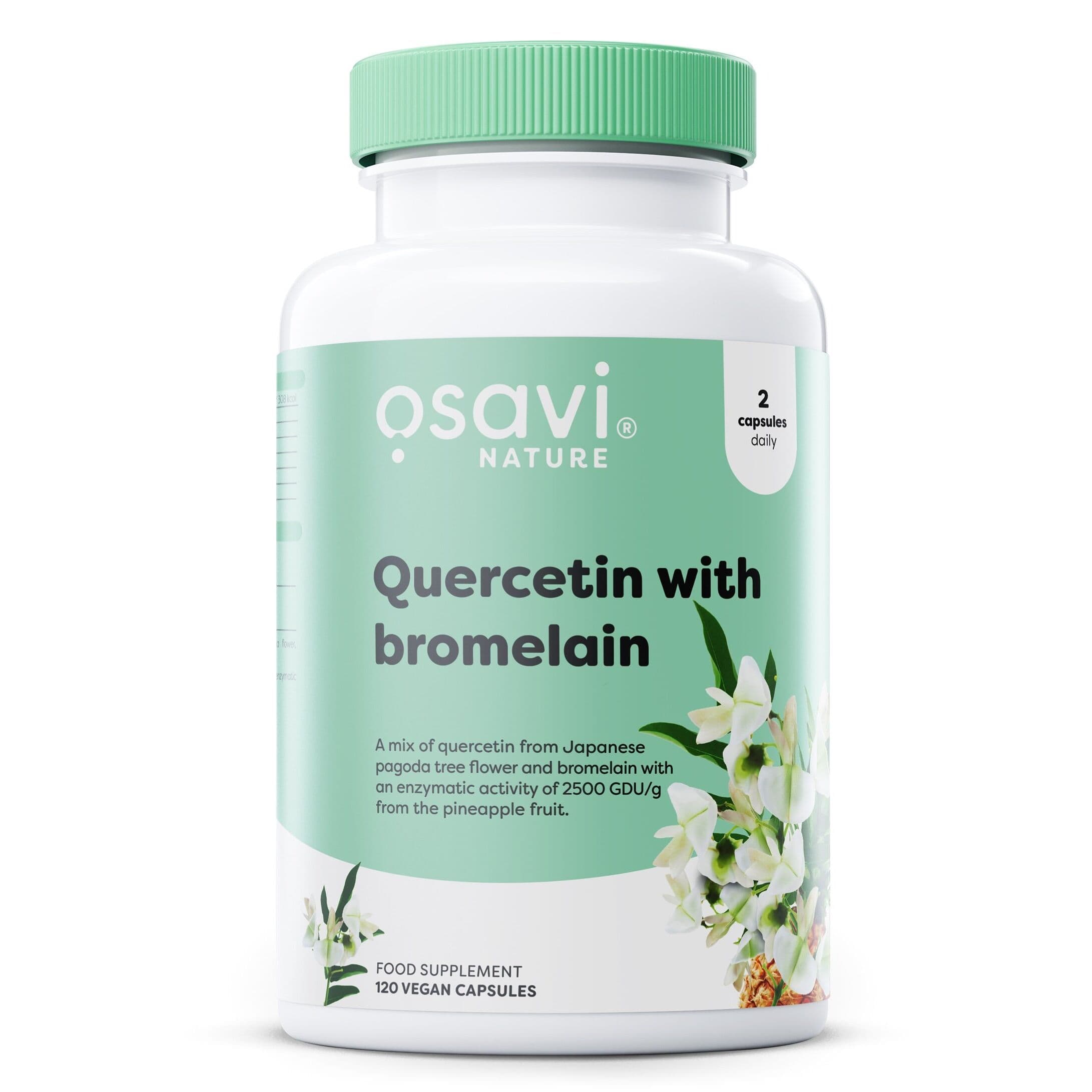 Quercetin with Bromelain - 120 capsule vegane