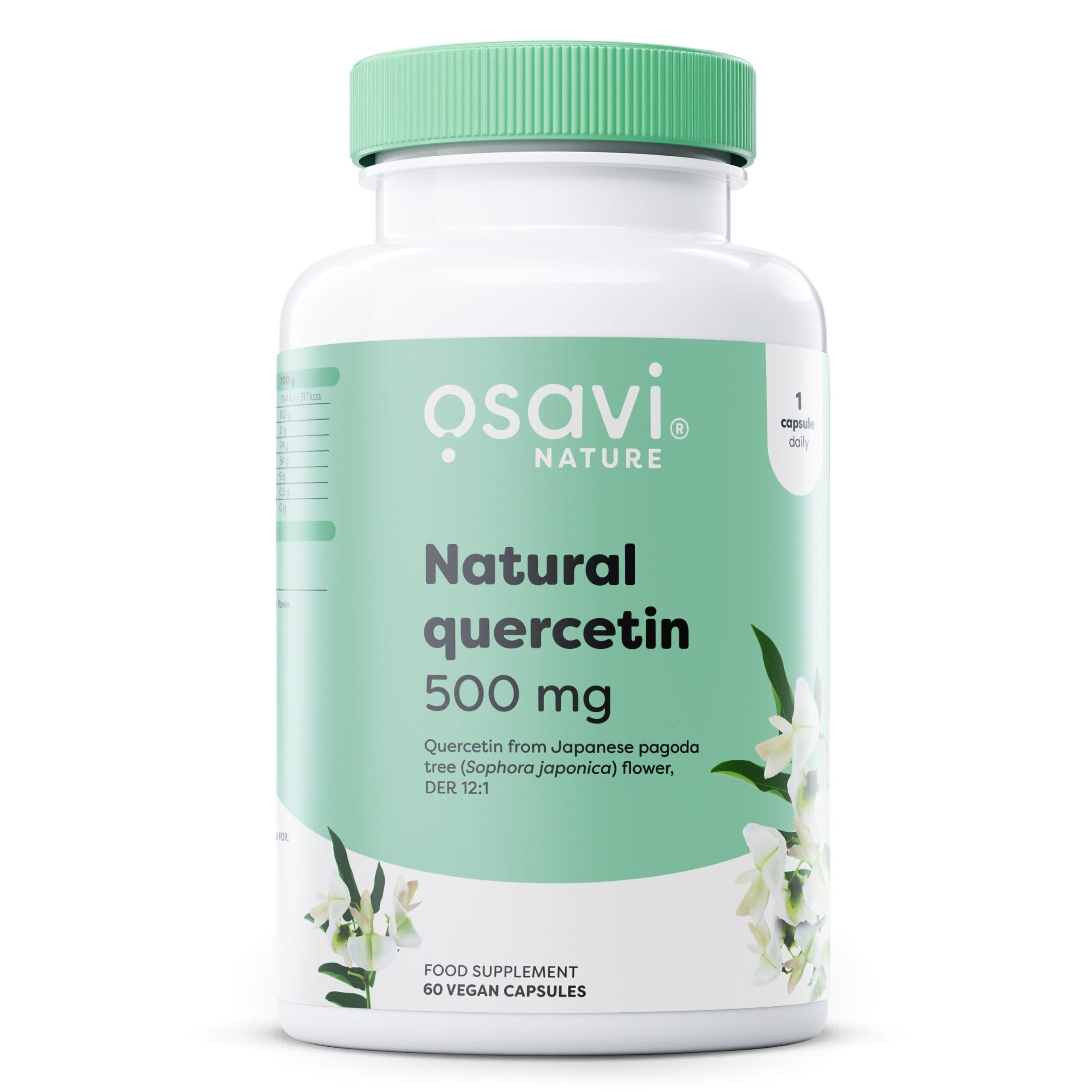 Natural Quercetin, 500mg - 60 vegane Kapseln
