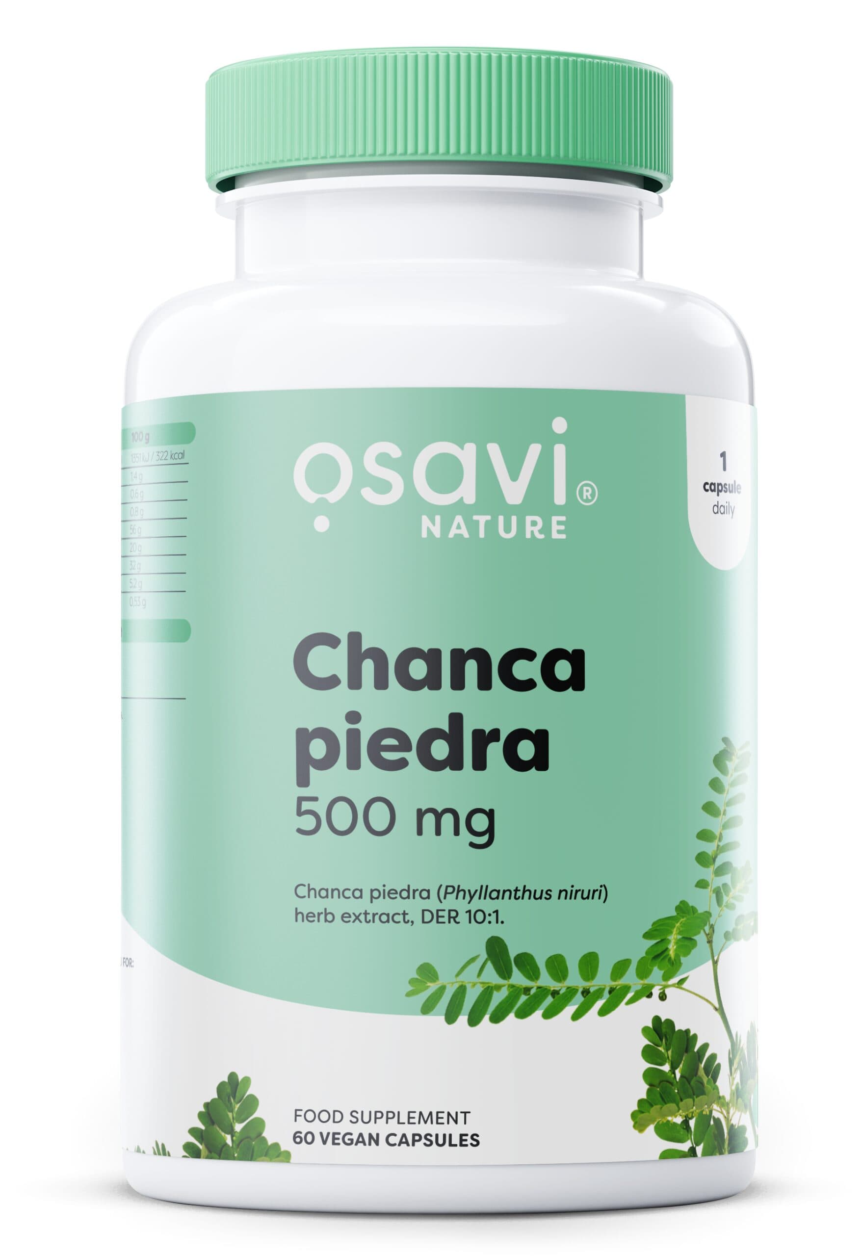 Chanca Piedra, 500mg - 60 vegan capsules