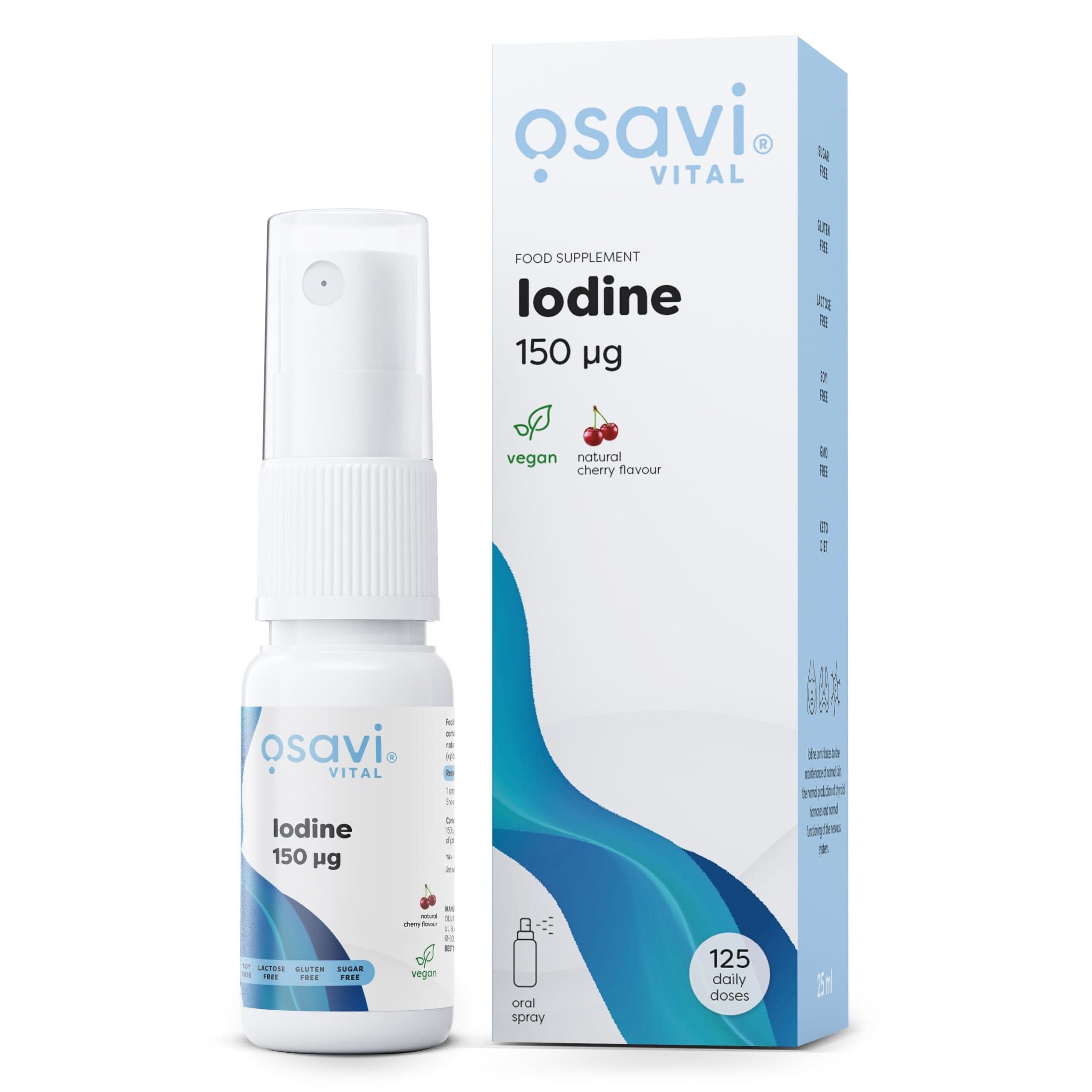 Iodine Oral Spray, 150µg (Cherry) – 25 ml