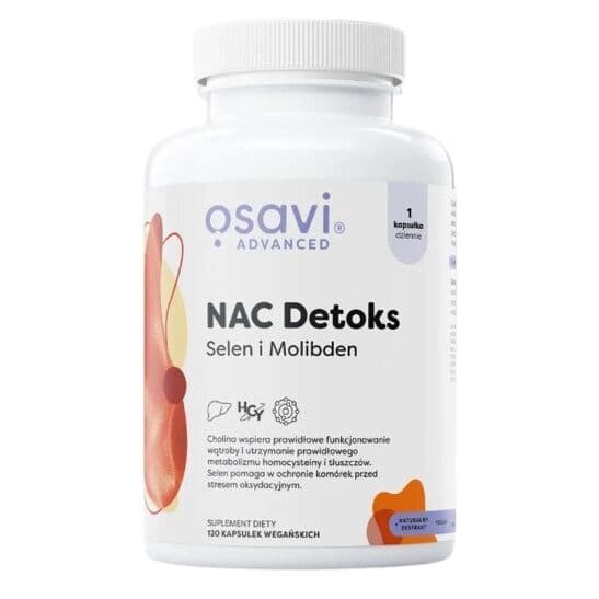 OSAVI NAC Detox, Selenium, Molybdenum (120 capsules)