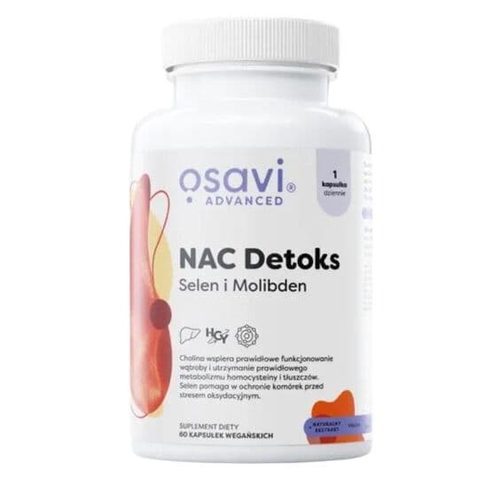 OSAVI NAC Detox, Selenium, Molybdenum (60 capsules)